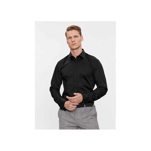 Hugo Koszula Kennew 50508549 Czarny Slim Fit ze sklepu MODIVO w kategorii Koszule męskie - zdjęcie 168671000