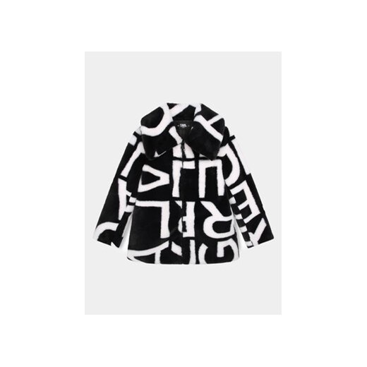 Karl Lagerfeld Kids Futro Z16168 D Czarny Regular Fit ze sklepu MODIVO w kategorii Kurtki dziewczęce - zdjęcie 168671543