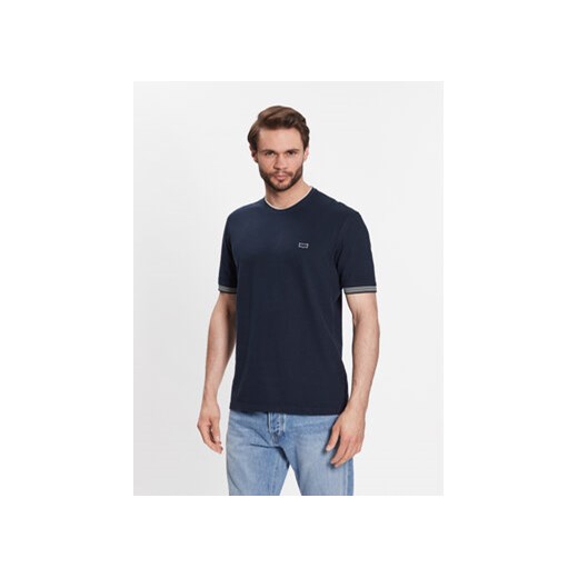 Sisley T-Shirt 3B2ZS102F Granatowy Regular Fit ze sklepu MODIVO w kategorii T-shirty męskie - zdjęcie 168671721