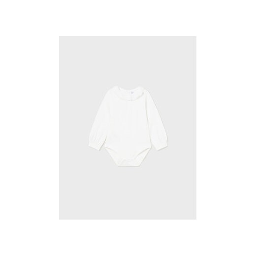 Mayoral Body 125 Biały Regular Fit ze sklepu MODIVO w kategorii Body niemowlęce - zdjęcie 168672640