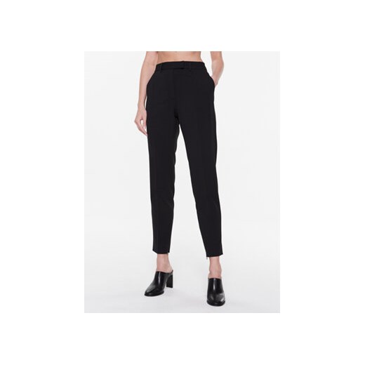 Calvin Klein Spodnie materiałowe K20K205119 Czarny Slim Fit ze sklepu MODIVO w kategorii Spodnie damskie - zdjęcie 168672793