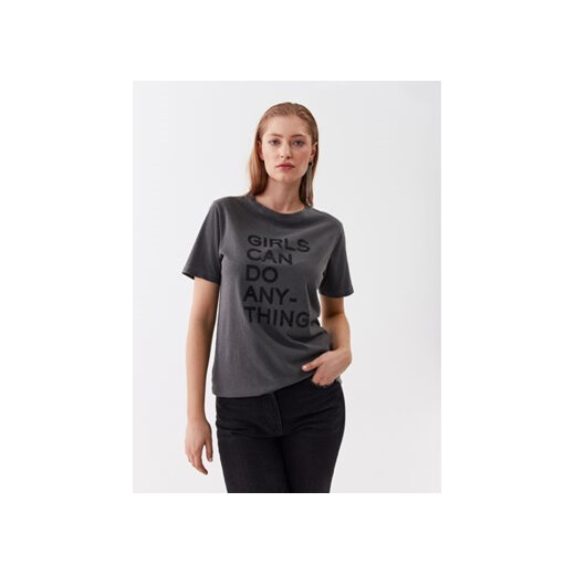 Zadig&Voltaire T-Shirt Bella JWTS01520 Szary Relaxed Fit Zadig&voltaire L wyprzedaż MODIVO