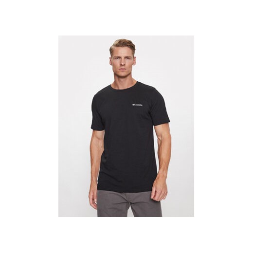 Columbia T-Shirt Rapid Ridge™ Back Graphic Tee II Czarny Regular Fit ze sklepu MODIVO w kategorii T-shirty męskie - zdjęcie 168673294