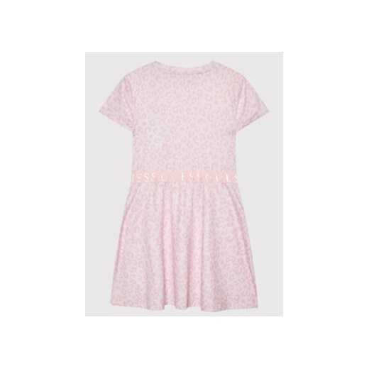 Guess Sukienka codzienna K2YK08 KAZM0 Różowy Regular Fit ze sklepu MODIVO w kategorii Sukienki dziewczęce - zdjęcie 168673493