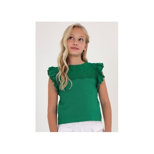 Mayoral Top 6060 Zielony ze sklepu MODIVO w kategorii Bluzki dziewczęce - zdjęcie 168673681