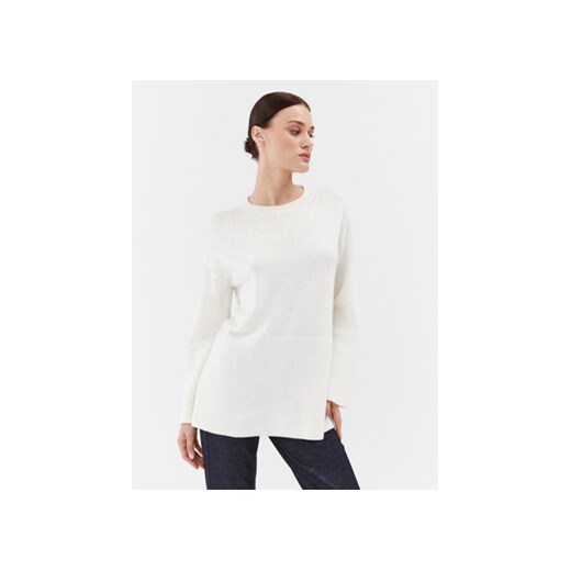 Marella Sweter Anta 2333664137200 Biały Regular Fit ze sklepu MODIVO w kategorii Swetry damskie - zdjęcie 168673862