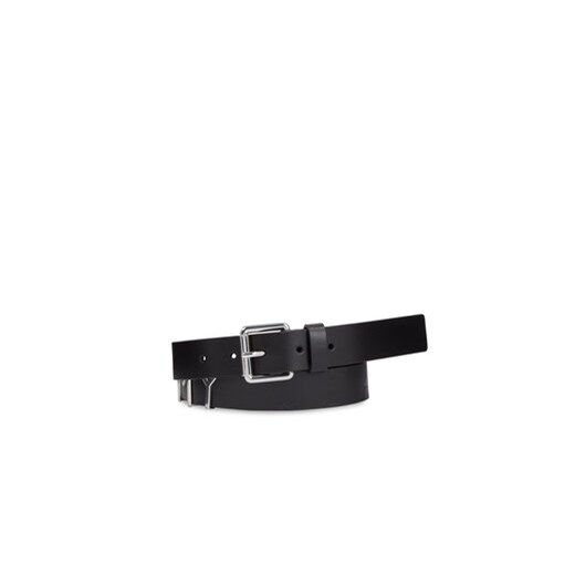 Tommy Jeans Pasek Damski Tjw Bold Leather 3.0 AW0AW15487 Czarny ze sklepu MODIVO w kategorii Paski damskie - zdjęcie 168674023