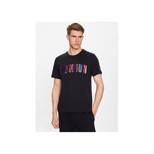 Champion T-Shirt 218512 Czarny Regular Fit ze sklepu MODIVO w kategorii T-shirty męskie - zdjęcie 168674202