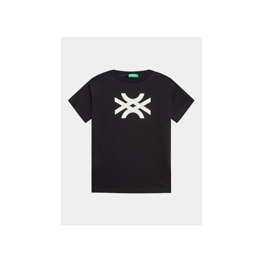 United Colors Of Benetton T-Shirt 3096C10D5 Czarny Regular Fit ze sklepu MODIVO w kategorii T-shirty chłopięce - zdjęcie 168674673