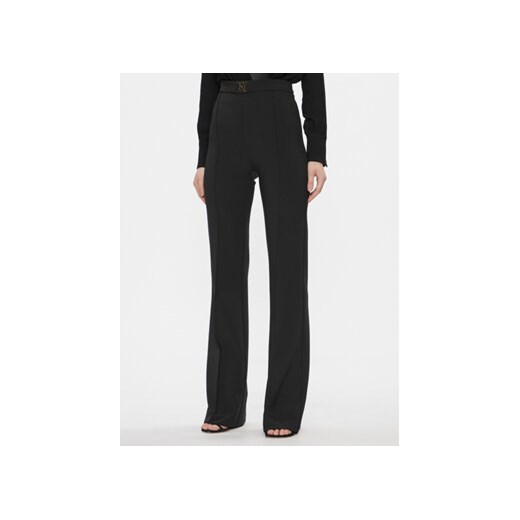 Elisabetta Franchi Spodnie materiałowe PA-T15-41E2-V300 Czarny Flare Fit ze sklepu MODIVO w kategorii Spodnie damskie - zdjęcie 168675071