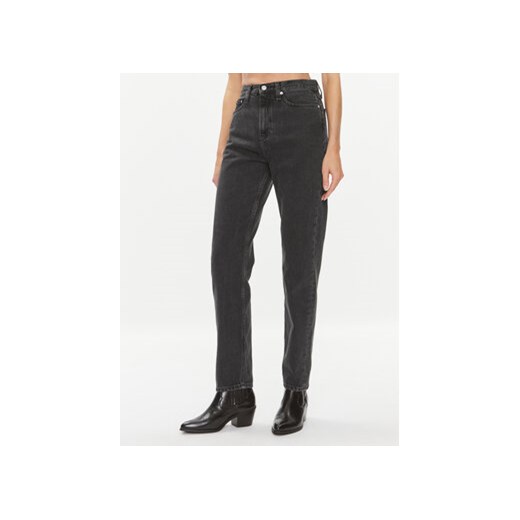 Calvin Klein Jeans Jeansy Authentic J20J222442 Czarny Slim Fit ze sklepu MODIVO w kategorii Jeansy damskie - zdjęcie 168675630