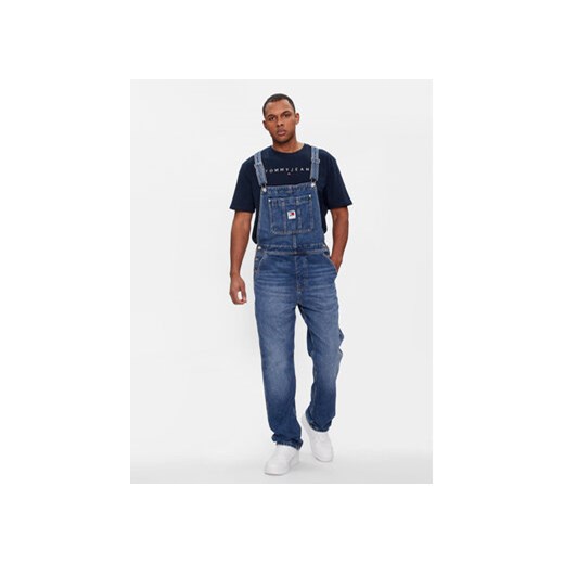 Tommy Jeans Ogrodniczki Ethan DM0DM18204 Granatowy Regular Fit ze sklepu MODIVO w kategorii Jeansy męskie - zdjęcie 168675711