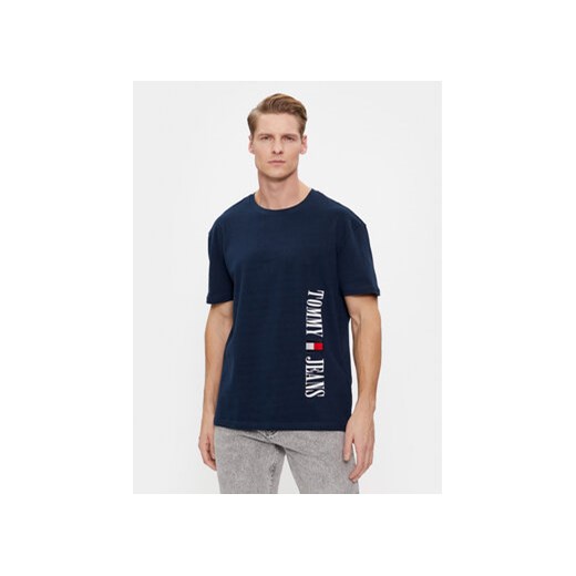 Tommy Jeans T-Shirt Archive DM0DM18295 Granatowy Regular Fit ze sklepu MODIVO w kategorii T-shirty męskie - zdjęcie 168675730