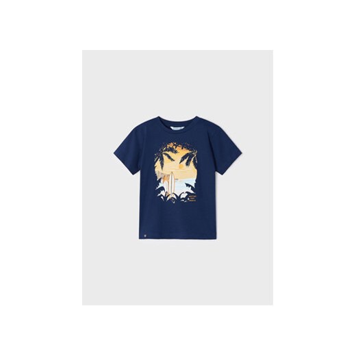 Mayoral T-Shirt 3020 Granatowy Regular Fit ze sklepu MODIVO w kategorii T-shirty chłopięce - zdjęcie 168675912