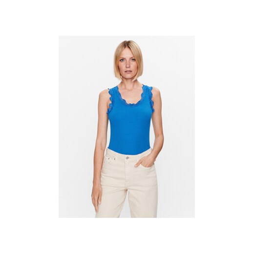 Fransa Top 20607460 Niebieski Regular Fit ze sklepu MODIVO w kategorii Bluzki damskie - zdjęcie 168676363