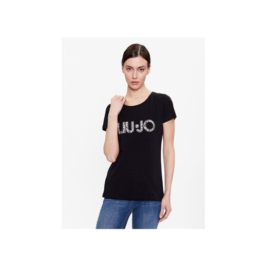 Liu Jo T-Shirt VA3025 J5003 Czarny Regular Fit ze sklepu MODIVO w kategorii Bluzki damskie - zdjęcie 168676372