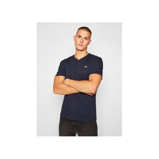 Lacoste T-Shirt TH2036 Granatowy Regular Fit ze sklepu MODIVO w kategorii T-shirty męskie - zdjęcie 168677221