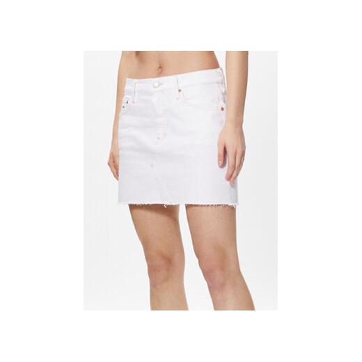 Tommy Jeans Spódnica jeansowa Izzie DW0DW15629 Biały Regular Fit ze sklepu MODIVO w kategorii Spódnice - zdjęcie 168677234