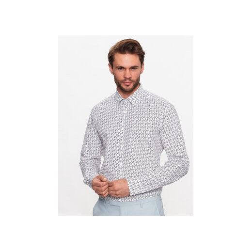 KARL LAGERFELD Koszula 605003 533678 Kolorowy Slim Fit ze sklepu MODIVO w kategorii Koszule męskie - zdjęcie 168677320