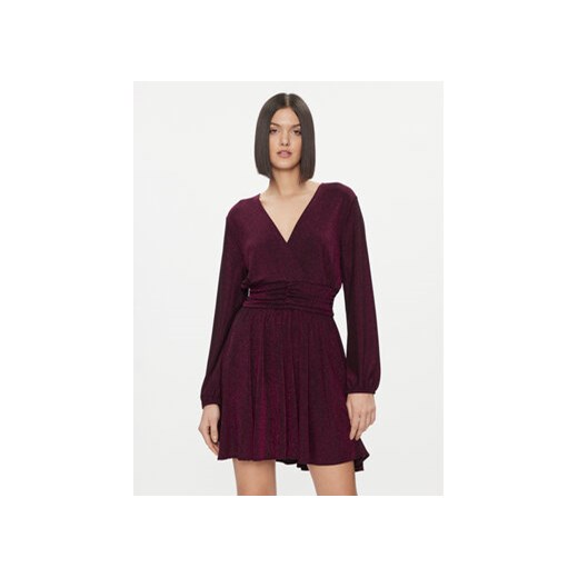 Please Sukienka koktajlowa A1X0BFT000 Fioletowy Regular Fit ze sklepu MODIVO w kategorii Sukienki - zdjęcie 168677610