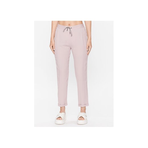 Fabiana Filippi Spodnie materiałowe PADP02W350 Różowy Regular Fit ze sklepu MODIVO w kategorii Spodnie damskie - zdjęcie 168677702
