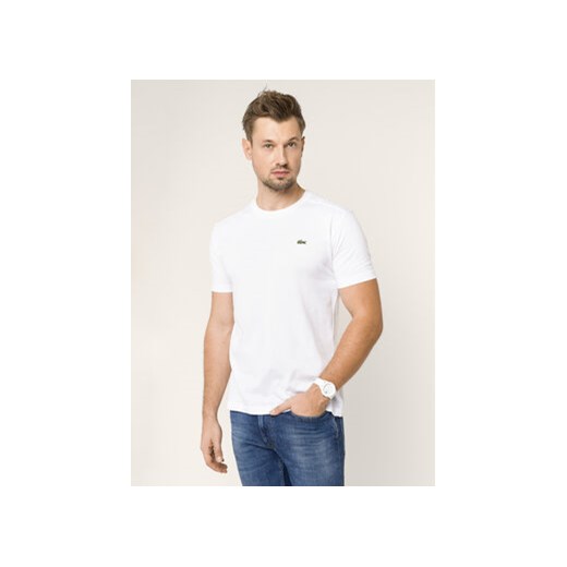 Lacoste T-Shirt TH7618 Biały Regular Fit Lacoste 5 MODIVO