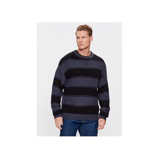 Jack&Jones Sweter 12241846 Granatowy Regular Fit ze sklepu MODIVO w kategorii Swetry męskie - zdjęcie 168678034