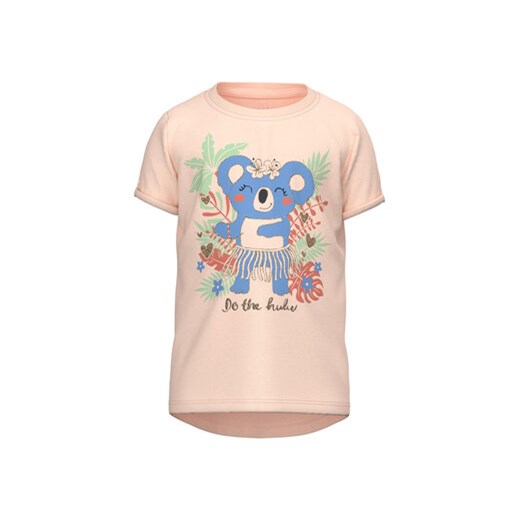 NAME IT T-Shirt 13215038 Różowy Regular Fit ze sklepu MODIVO w kategorii Bluzki dziewczęce - zdjęcie 168678081