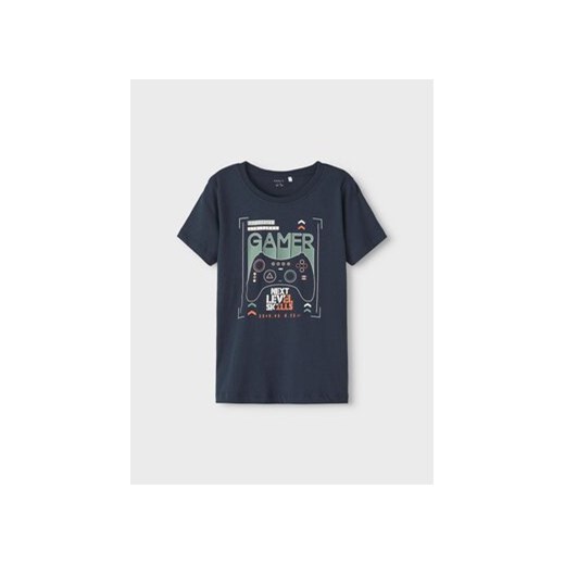 NAME IT T-Shirt 13213230 Granatowy Regular Fit ze sklepu MODIVO w kategorii T-shirty chłopięce - zdjęcie 168678174