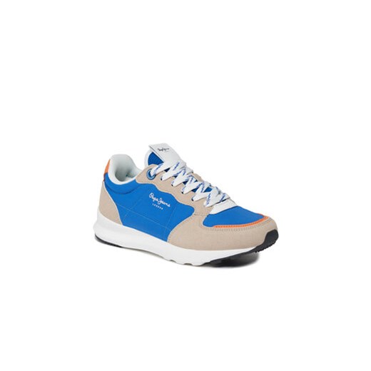 Pepe Jeans Sneakersy York Mix B PBS30561 Niebieski Pepe Jeans 35 MODIVO
