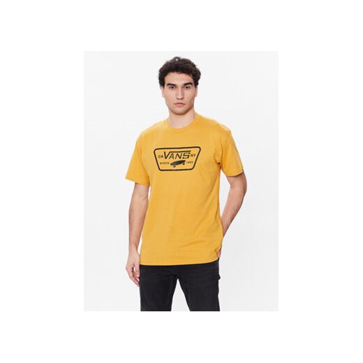 Vans T-Shirt Full Patch VN000QN8 Żółty Classic Fit ze sklepu MODIVO w kategorii T-shirty męskie - zdjęcie 168678724