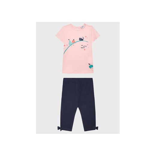 OVS Komplet t-shirt i legginsy 1766924 Różowy Regular Fit ze sklepu MODIVO w kategorii Komplety niemowlęce - zdjęcie 168679302