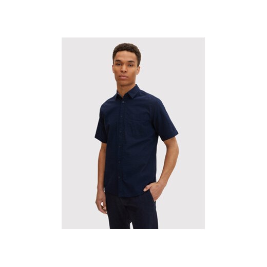 Tom Tailor Koszula 1031038 Granatowy Regular Fit ze sklepu MODIVO w kategorii Koszule męskie - zdjęcie 168679621