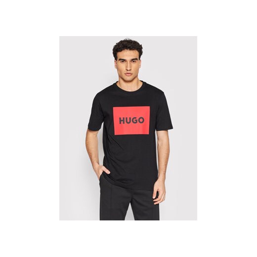Hugo T-Shirt Dulive222 50467952 Czarny Regular Fit ze sklepu MODIVO w kategorii T-shirty męskie - zdjęcie 168679640