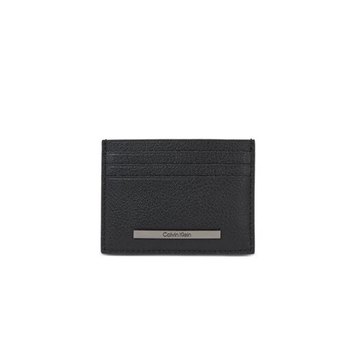Calvin Klein Etui na karty kredytowe Modern Bar Cardholder 6Cc K50K510892 Czarny ze sklepu MODIVO w kategorii Etui - zdjęcie 168679650