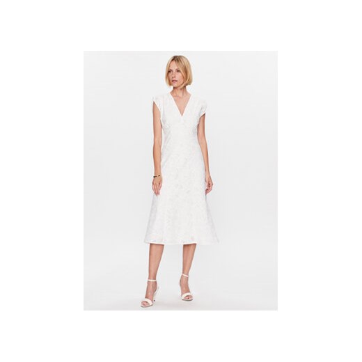 Boss Sukienka codzienna 50487487 Biały Regular Fit ze sklepu MODIVO w kategorii Sukienki - zdjęcie 168679924