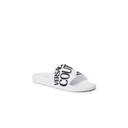 Versace Jeans Couture Klapki 75YA3SQ1 Biały 44 promocja MODIVO