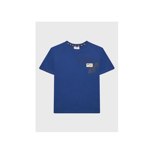 Fila T-Shirt Triest FAT0147 Niebieski Regular Fit ze sklepu MODIVO w kategorii T-shirty chłopięce - zdjęcie 168680661