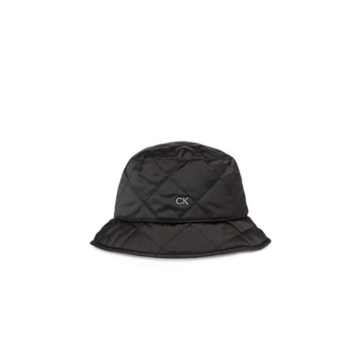 Calvin Klein Kapelusz Diamond Quilt Bucket Hat K60K611512 Czarny ze sklepu MODIVO w kategorii Kapelusze damskie - zdjęcie 168680860