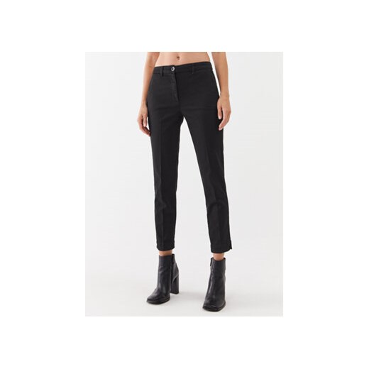Marella Spodnie materiałowe Rapid 2331361237200 Czarny Regular Fit ze sklepu MODIVO w kategorii Spodnie damskie - zdjęcie 168680931