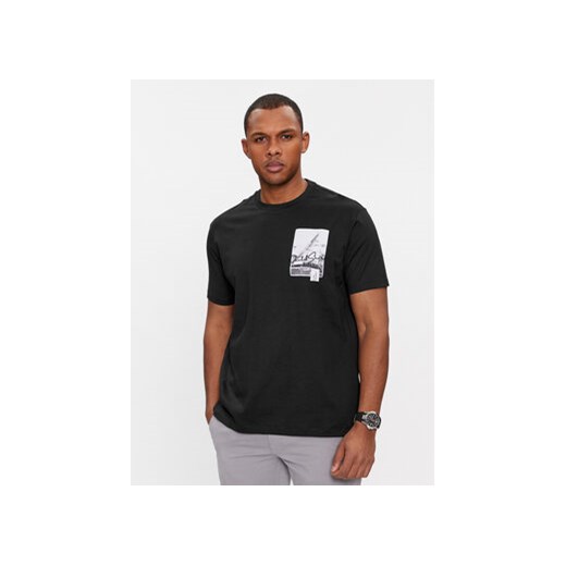 Paul&Shark T-Shirt 24411064 Czarny Regular Fit ze sklepu MODIVO w kategorii T-shirty męskie - zdjęcie 168681143