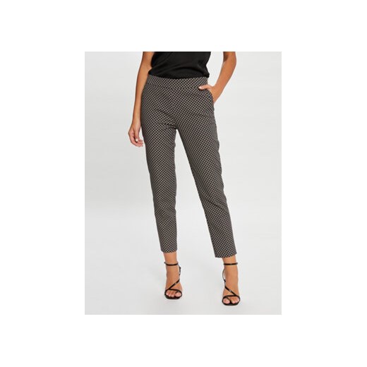 Morgan Spodnie materiałowe 232-PAYNO.F Czarny Slim Fit ze sklepu MODIVO w kategorii Spodnie damskie - zdjęcie 168681412