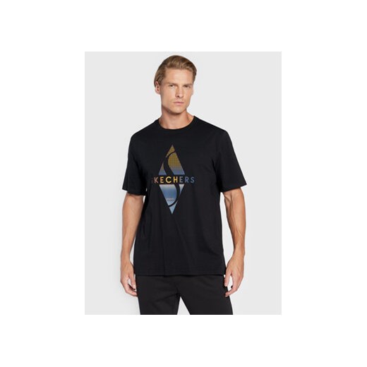 Skechers T-Shirt Recharge MTS344 Czarny Regular Fit ze sklepu MODIVO w kategorii T-shirty męskie - zdjęcie 168681481