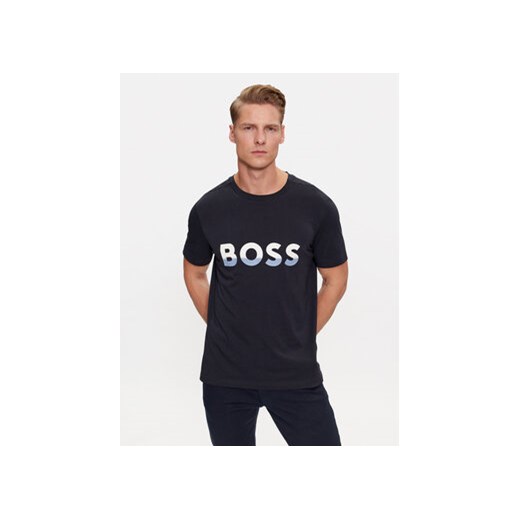 Boss T-Shirt Tee 1 50477616 Granatowy Regular Fit ze sklepu MODIVO w kategorii T-shirty męskie - zdjęcie 168681863