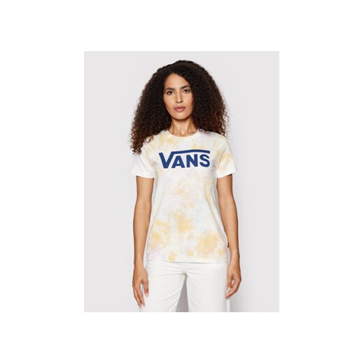 Vans T-Shirt Logo Wash Crew VN0A7RSB Kolorowy Regular Fit ze sklepu MODIVO w kategorii Bluzki damskie - zdjęcie 168682533