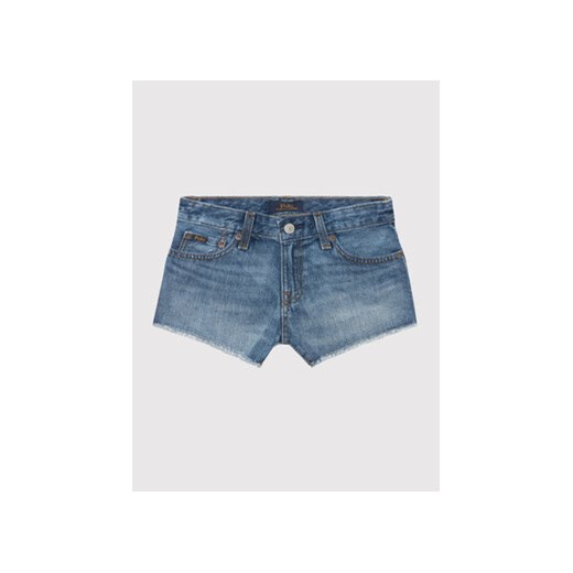 Polo Ralph Lauren Szorty jeansowe 313786391001 Niebieski Regular Fit ze sklepu MODIVO w kategorii Spodenki dziewczęce - zdjęcie 168682584