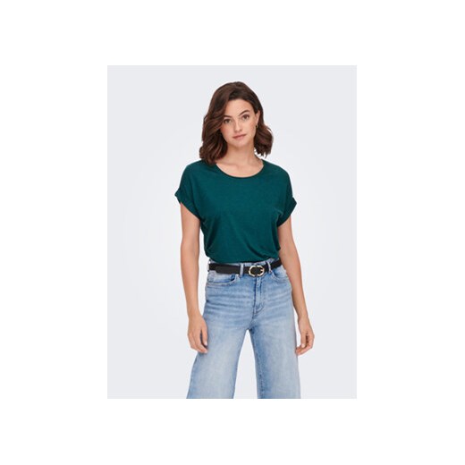 ONLY T-Shirt 15106662 Zielony Regular Fit ze sklepu MODIVO w kategorii Bluzki damskie - zdjęcie 168682802