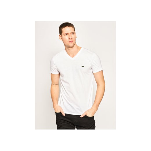 Lacoste T-Shirt TH6710 Biały Regular Fit Lacoste 7 MODIVO