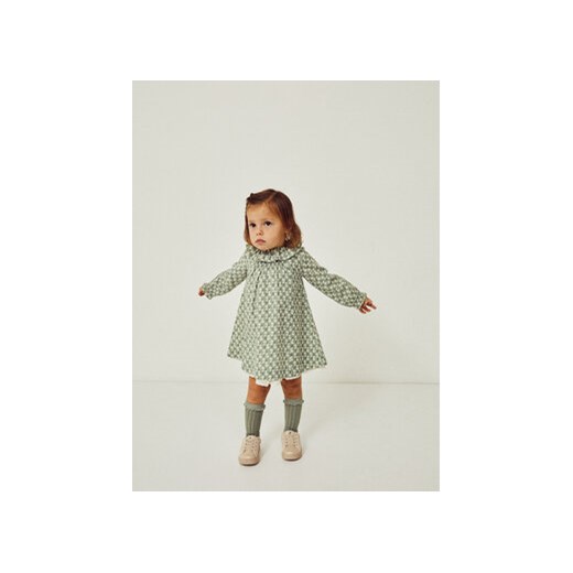Zippy Sukienka codzienna 228-7910ZT Zielony Regular Fit ze sklepu MODIVO w kategorii Sukienki niemowlęce - zdjęcie 168682962