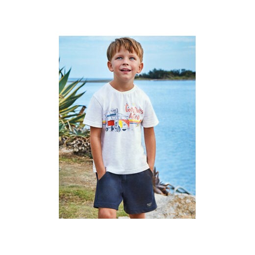 Mayoral Komplet t-shirt, top i spodenki 3677 Kolorowy ze sklepu MODIVO w kategorii Komplety chłopięce - zdjęcie 168683003